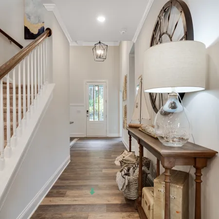 a room filled with furniture and a tub