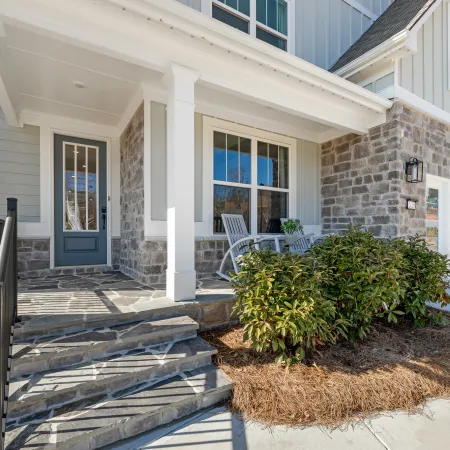 a house with a front porch