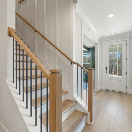 a staircase in a house