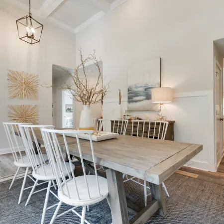 a dining room table