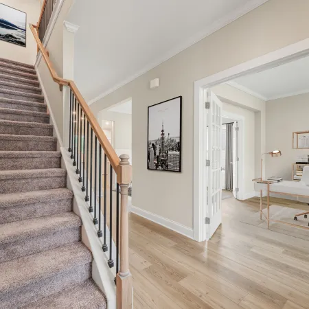 a staircase in a house