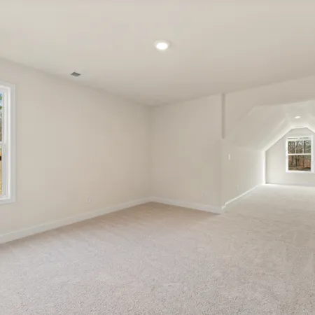 a room with a large window