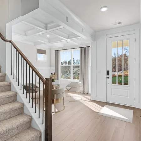 a staircase in a house