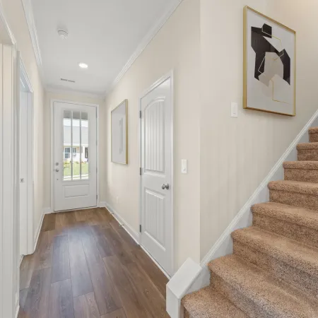 a staircase in a house