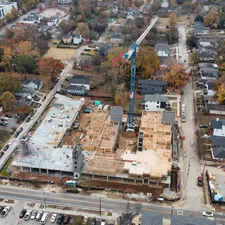 Essayon Construction Group wood framing The Simpson West Historic Vine City Atlanta GA