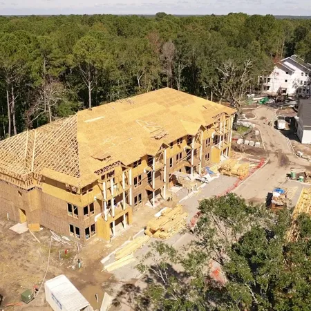 a building under construction