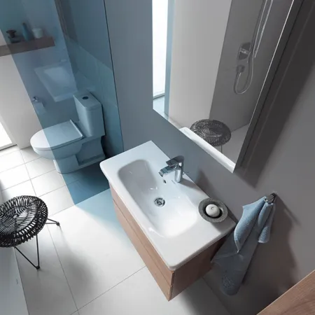 a bathroom with a sink and a toilet