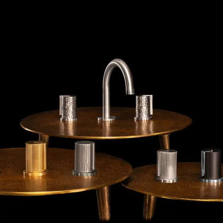 a sink with several tubes