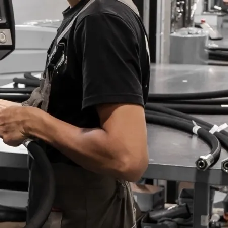 a person working in a factory