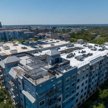 a high angle view of a building
