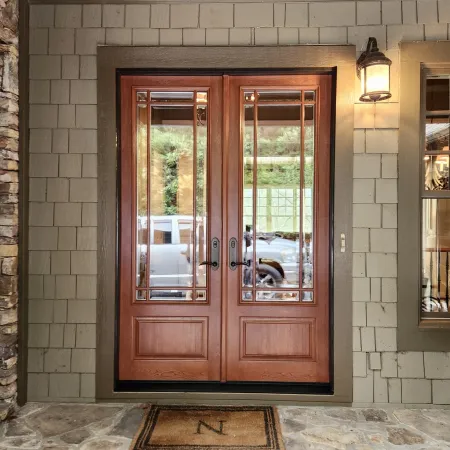 Craftsman double front doors
