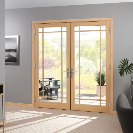 French doors leading onto patio