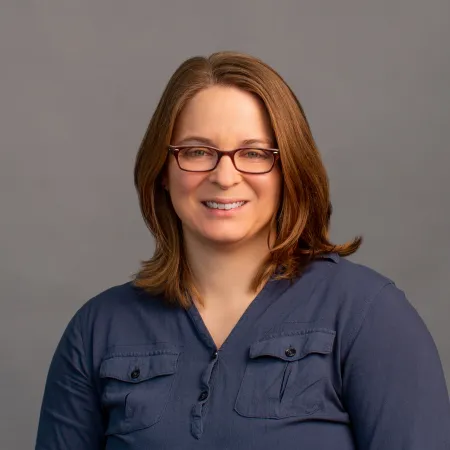 a person wearing glasses