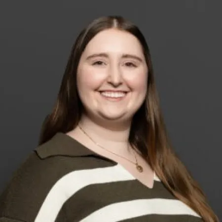 a person smiling for the camera