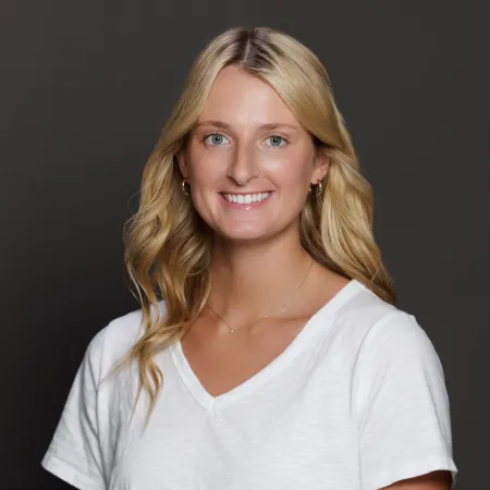 Pam West with blonde hair