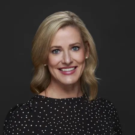 a person with blonde hair
