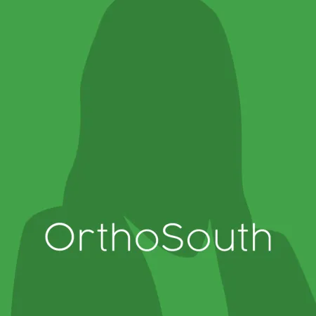 a green circle with white text
