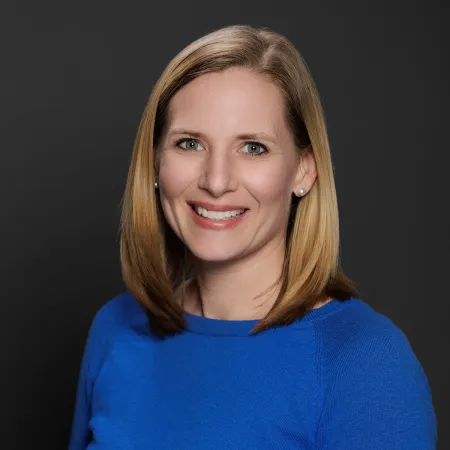 a person in a blue shirt