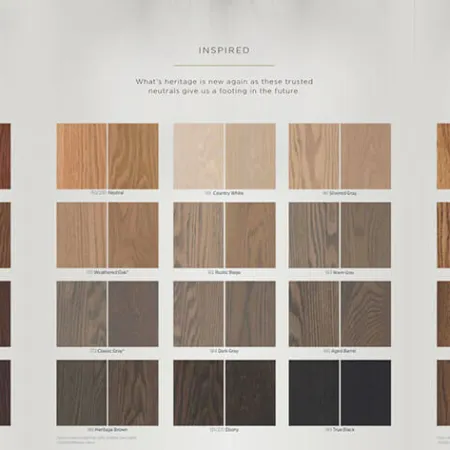 Wood Colors Available from Peach State Hardwood