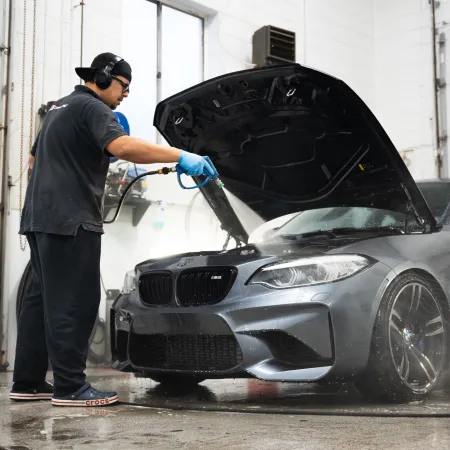 a man opening a car door