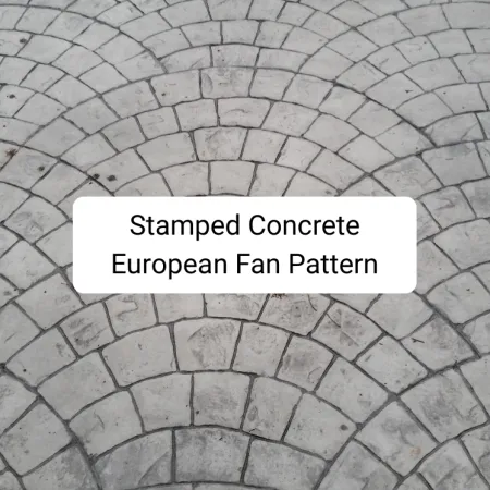 Stamped Concrete – European Fan Pattern