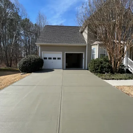 a house with a garage