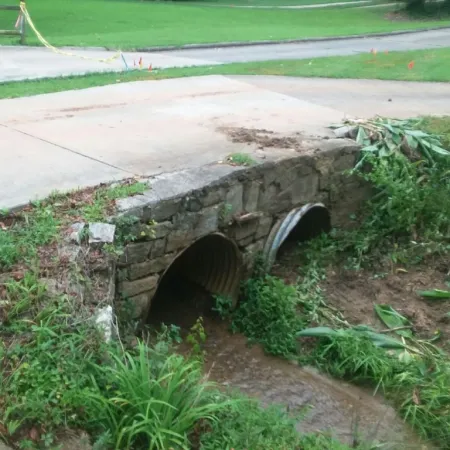 a small bridge over a river