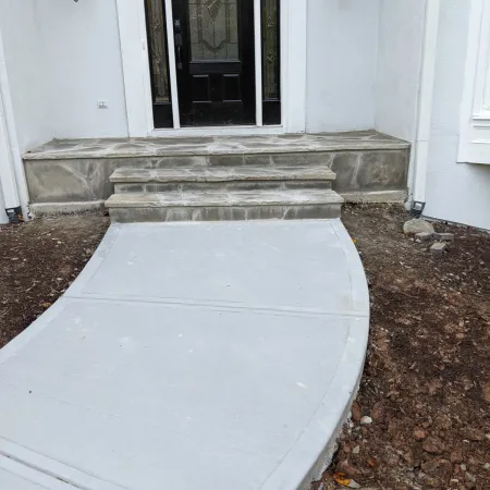 a white door with a window