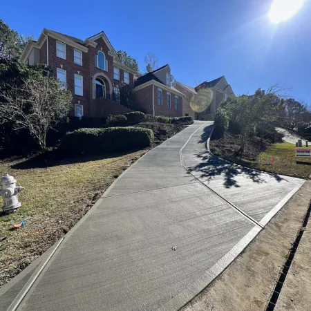 a sidewalk with a fire hydrant