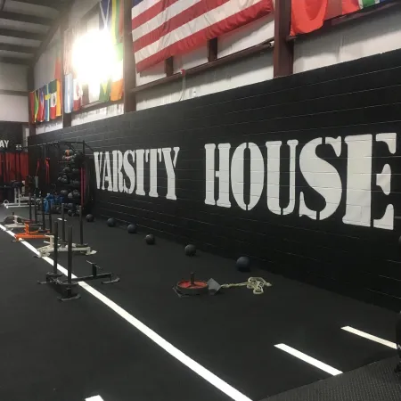 a large black sign with white text