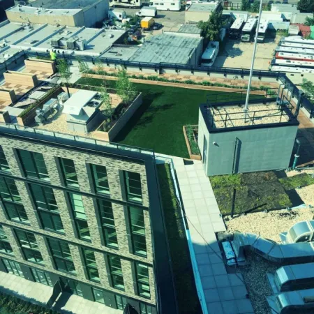 aerial view of a city