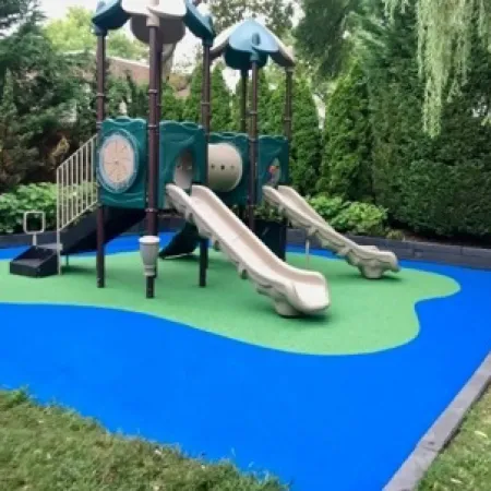 a small children's playground