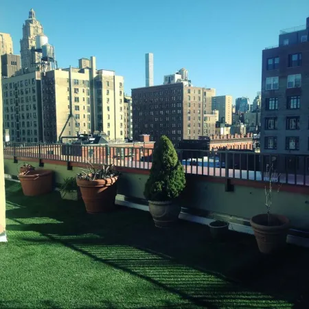 a body of water with buildings around it