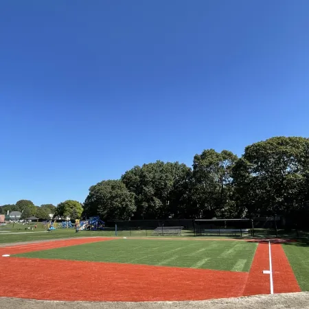 a track with a track and trees