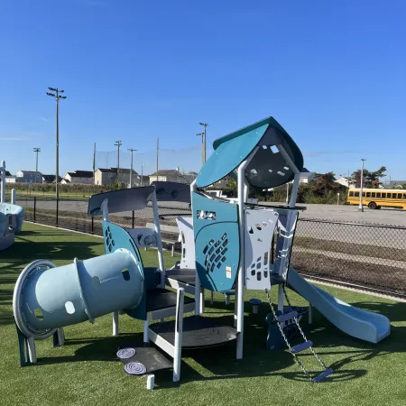 a group of satellites in a field