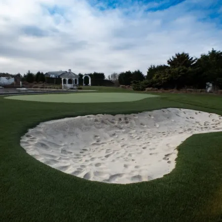 a golf hole in a golf course