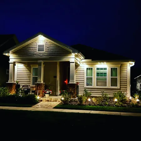 a house with a front yard