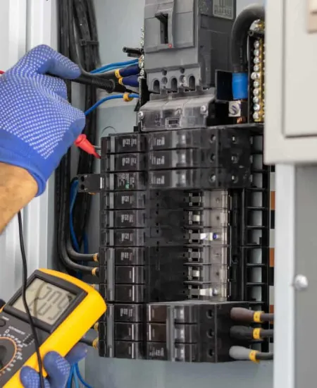 an electrical panel inspection
