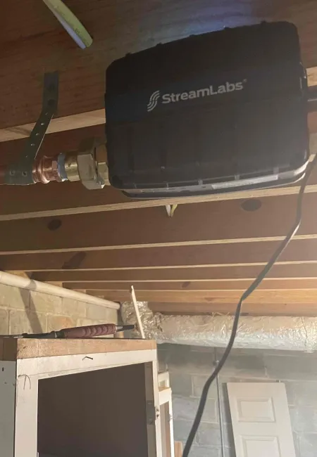 a machine on the wall