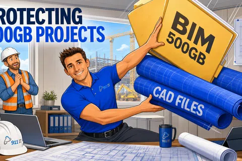 Cartoon: What Should You Know About Construction Data Backup?
