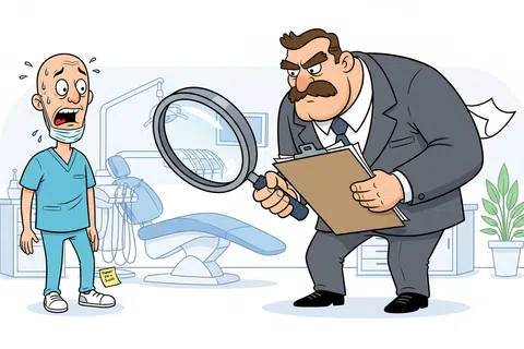 Cartoon: What Happens If a Healthcare & Dental Business Fails HIPAA Compliance?