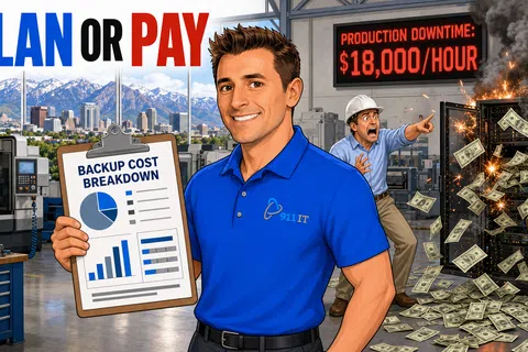 Cartoon: What Is the Real Cost of Backup and Disaster Recovery for Manufacturing Companies