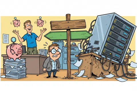 Cartoon: How Much Does Co-Managed IT Cost for a Small Business in Salt Lake City