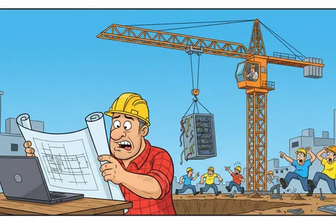 Cartoon: How to Choose an IT Provider for a Construction Business