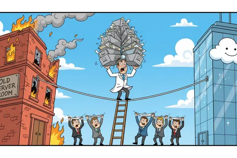 Cartoon: Can You Help Us Move to Cloud-Based Practice Management Without Losing Data?