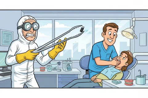 Cartoon: HIPAA IT Requirements for Dental Businesses in Salt Lake City