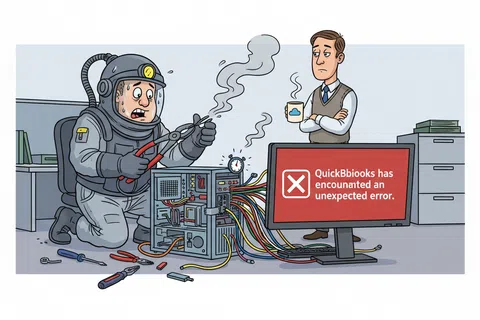 Cartoon: Do you have experience supporting QuickBooks and tax software like Lacerte or ProSeries?