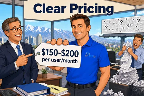Cartoon: How Much Does an MSP Charge for CPA Firms in Salt Lake City?