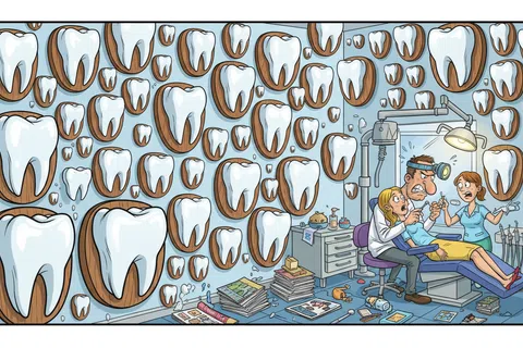 Cartoon: What is the 80 20 rule in dentistry?