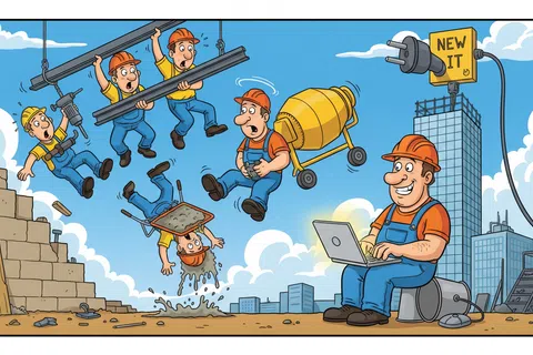 Cartoon: How to Switch IT Providers Without Disruption